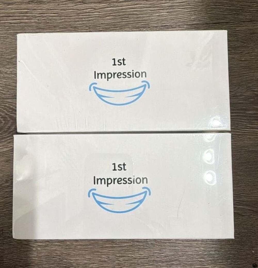 2 Pack 1st Impression Teeth Whitening Kits New Sealed At Home Whitening